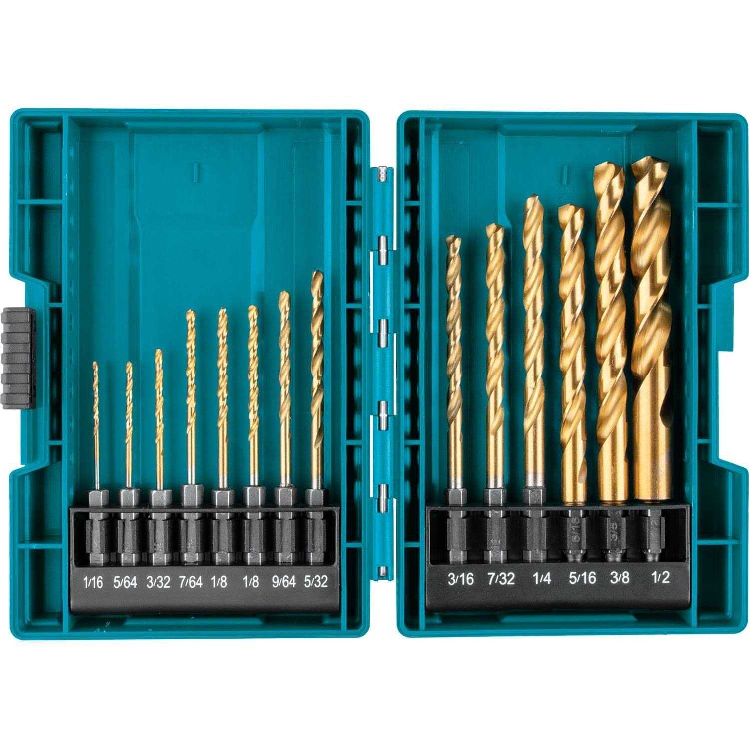 Makita B-65399 Impact Gold 14 Pc. Titanium Drill Bit Set - Cheap Fitting