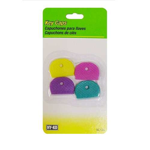 Hy-ko Multi-Colored Plastic Key Caps, 4 Pieces, Size: 1 x 1 x .2, Green - Cheap Fitting