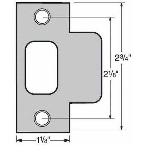 Kwikset 83028 T Strike - Cheap Fitting