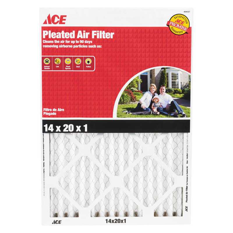 Ace Pleated Air Filter - Cheap Fitting