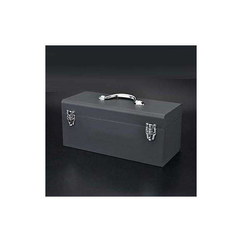 Edward Tools 17 Metal ToolBox Heavy Duty Portable Tool Box with Organizer Tray and Handle - Cheap Fitting