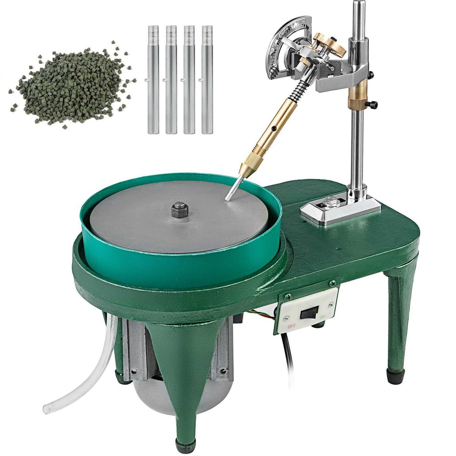 VEVOR Gem Faceting Machine 180W Jade Grinding Polishing Machine 2800RPM Rock Polisher Jewel Angle Polisher 110V with Faceted Manipulator and 1 Bag MQMSPGJ8CMB000001V1 - Cheap Fitting