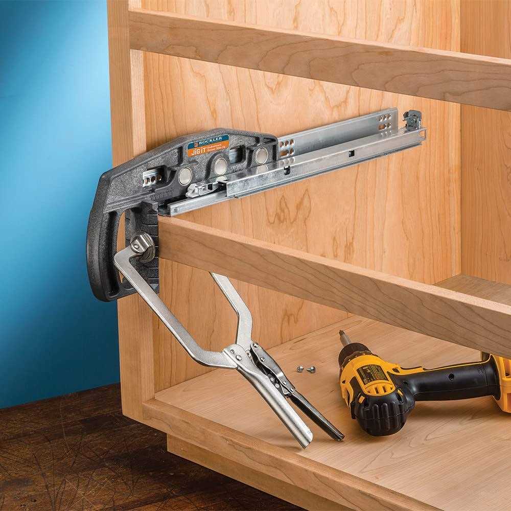 Rockler Centerline Lifetime Soft-Close Undermount Drawer Slides - Cheap Fitting