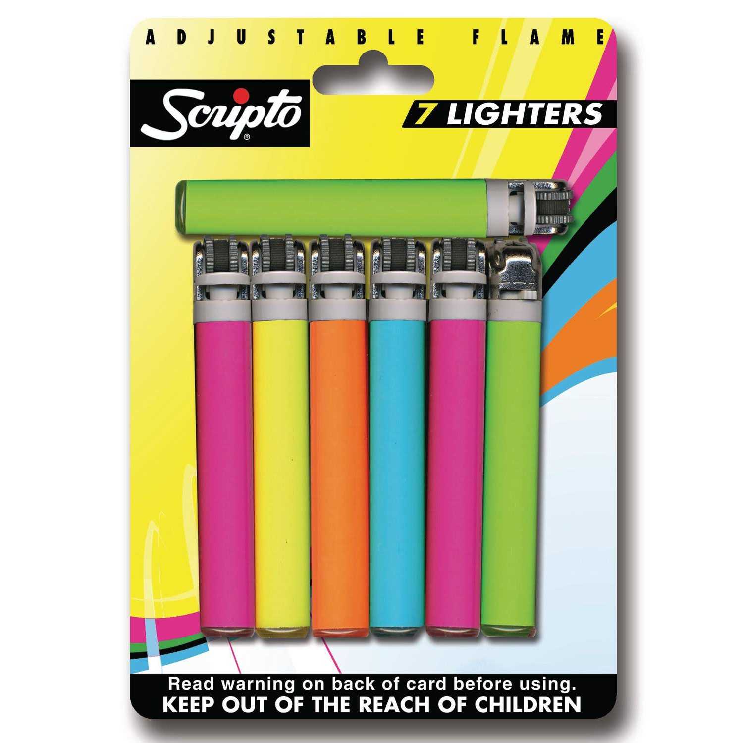 Scripto Views Adjustable Flame Pocket Lighters - Cheap Fitting
