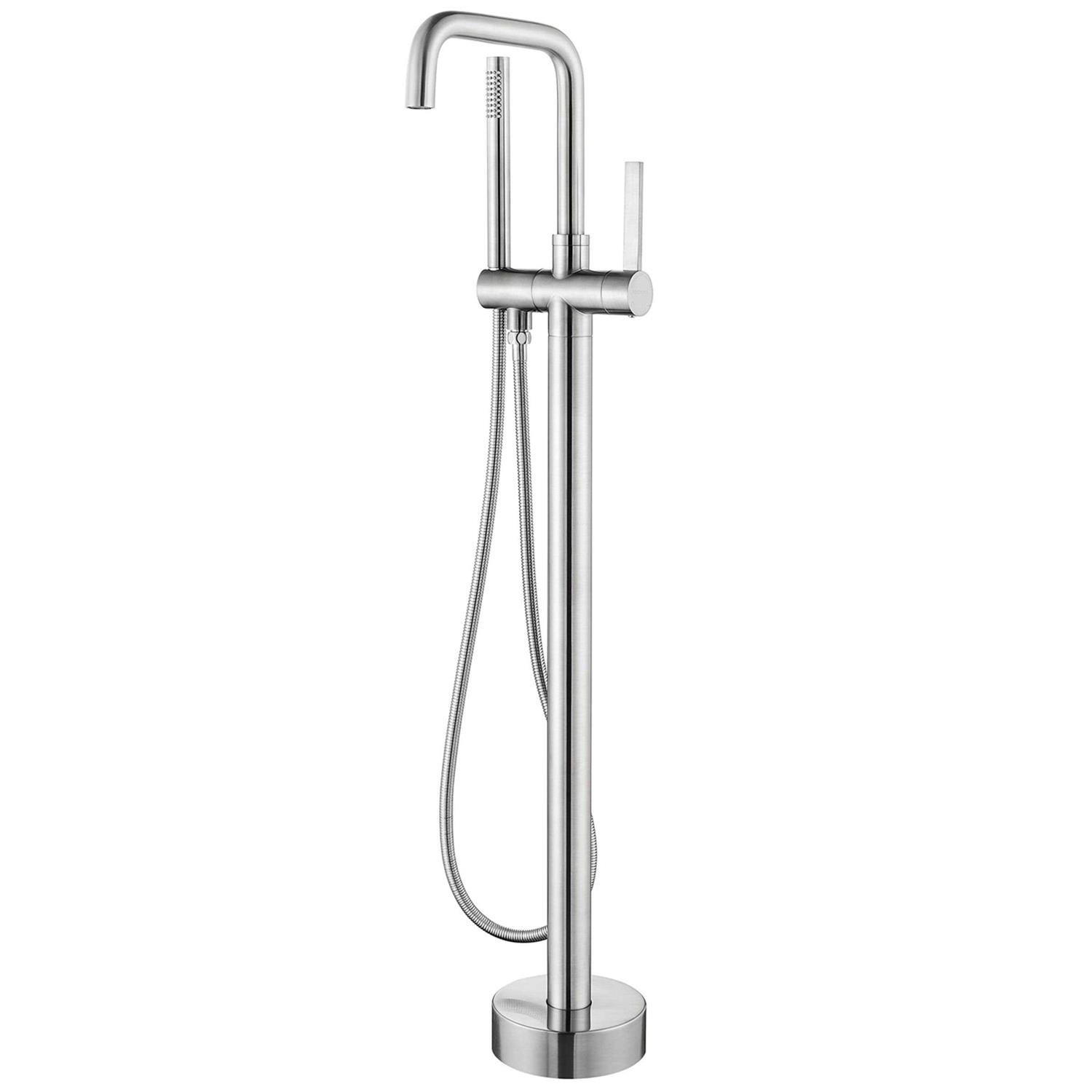 Vinnova Delara Freestanding Chrome Tub Faucet with Hand Shower 109215-BTF-BG - Cheap Fitting