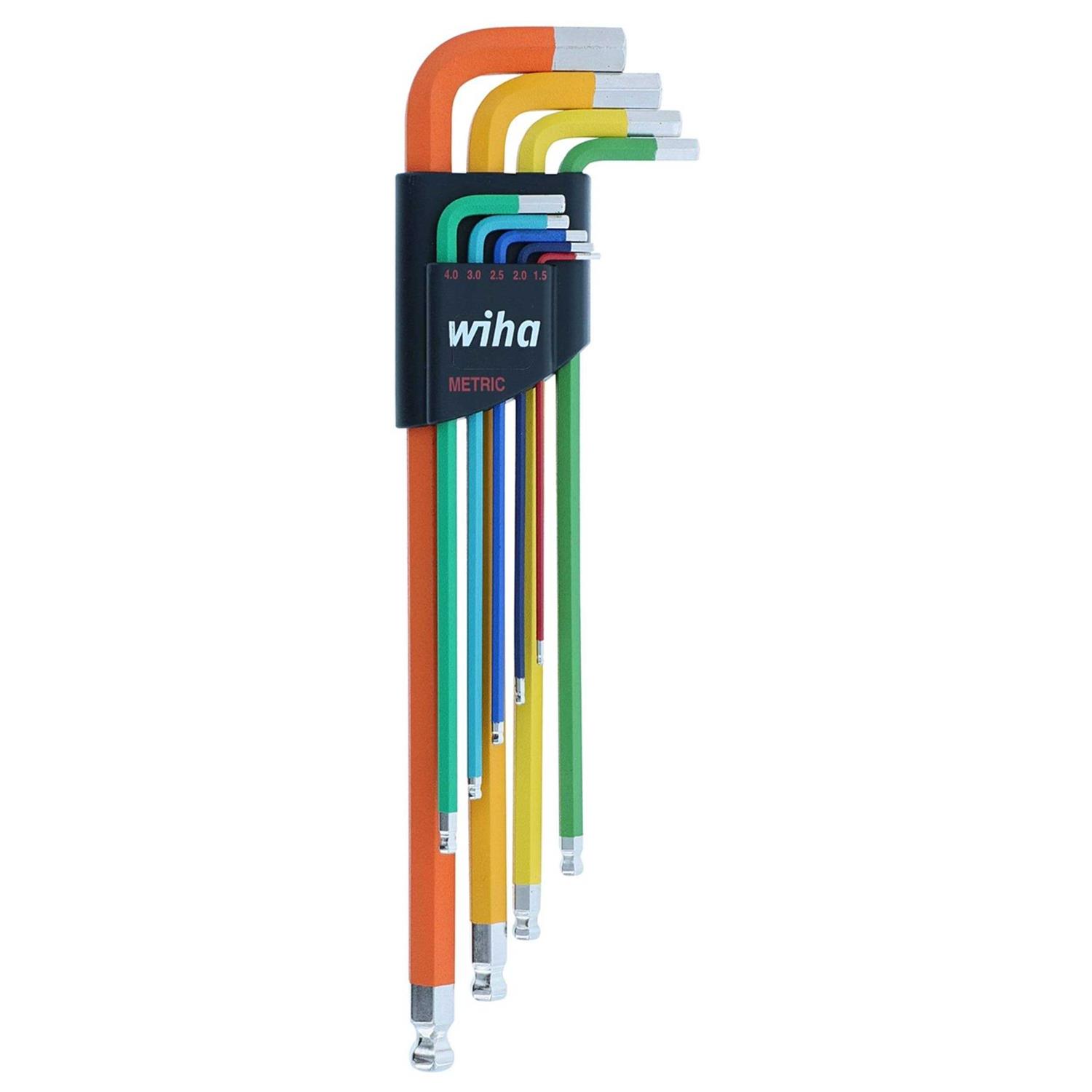 Wiha Ball End Color Coded Hex L-Key Set - Cheap Fitting
