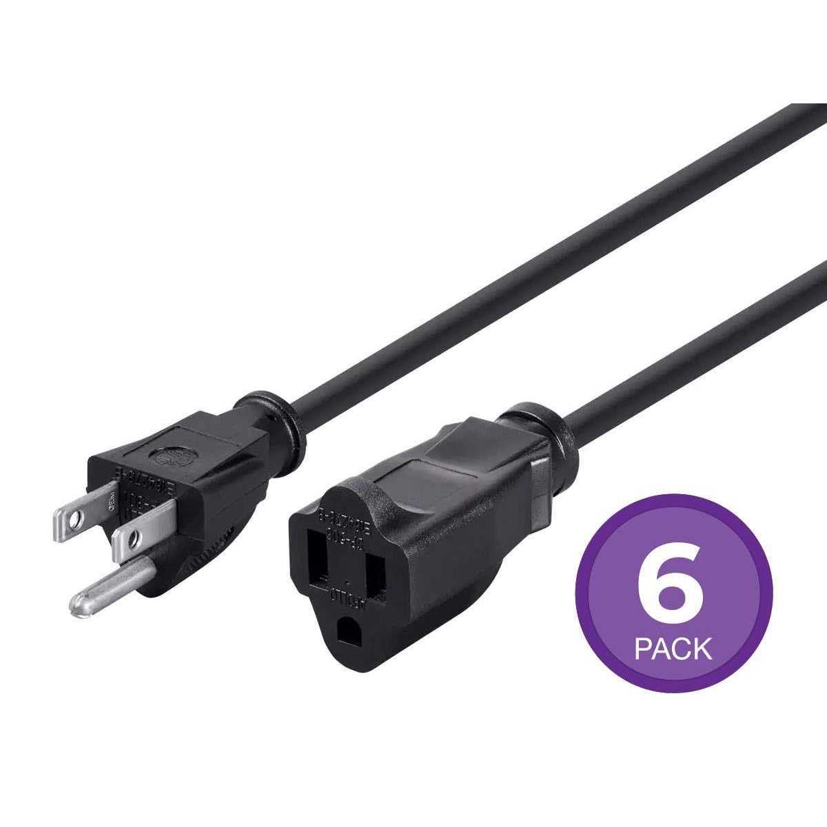 Monoprice Power Extension Cord - Cheap Fitting