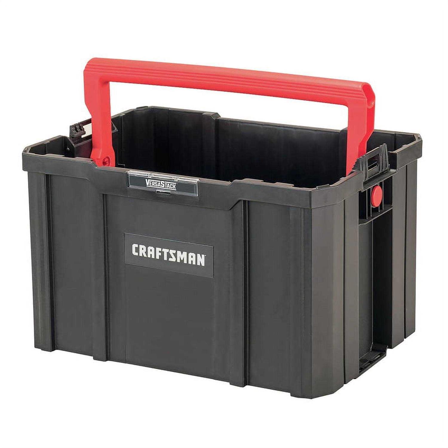 Craftsman Versastack 17 in. Tool Tote Black/Red - Cheap Fitting