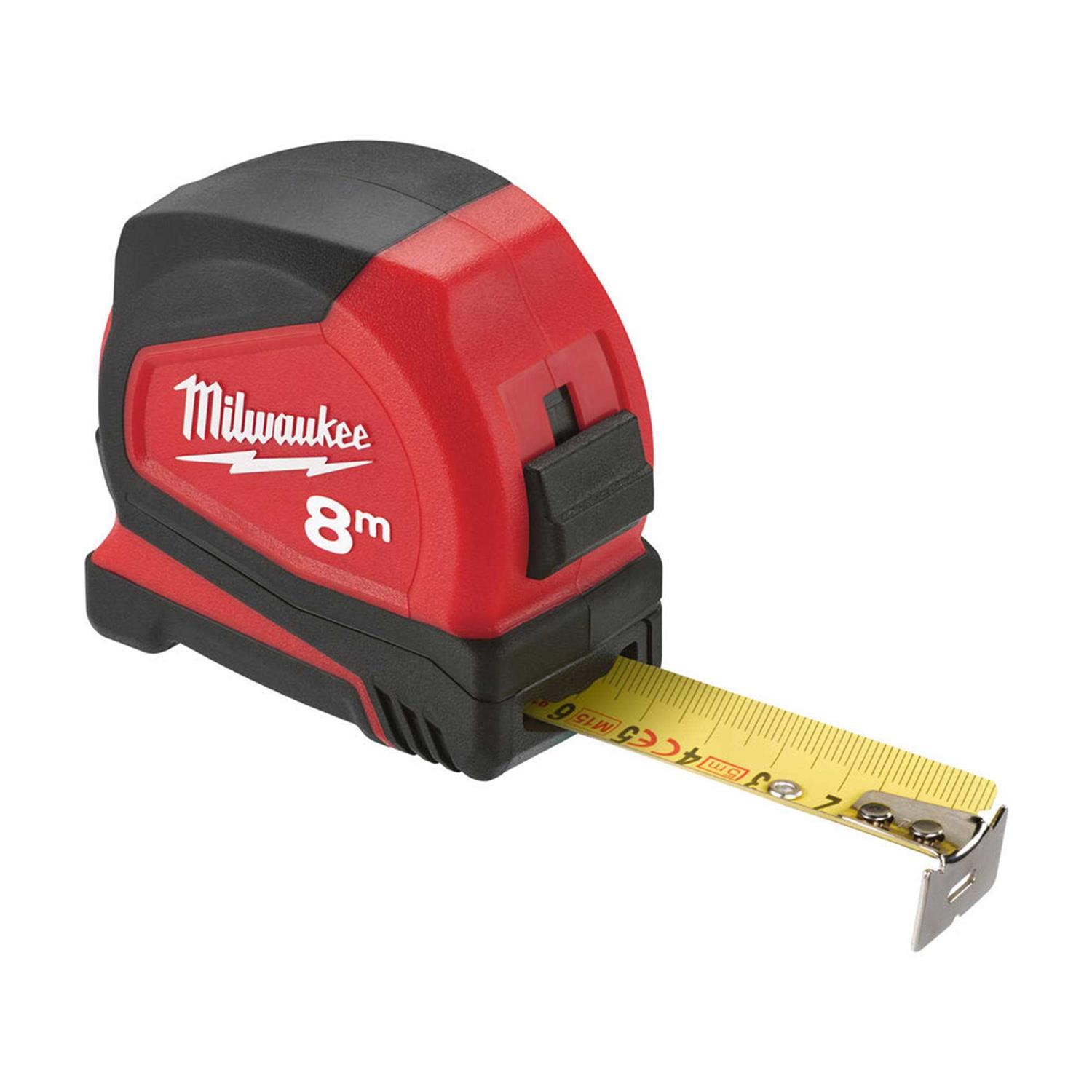 Milwaukee Pro Compact Tape Measure 8m - Cheap Fitting