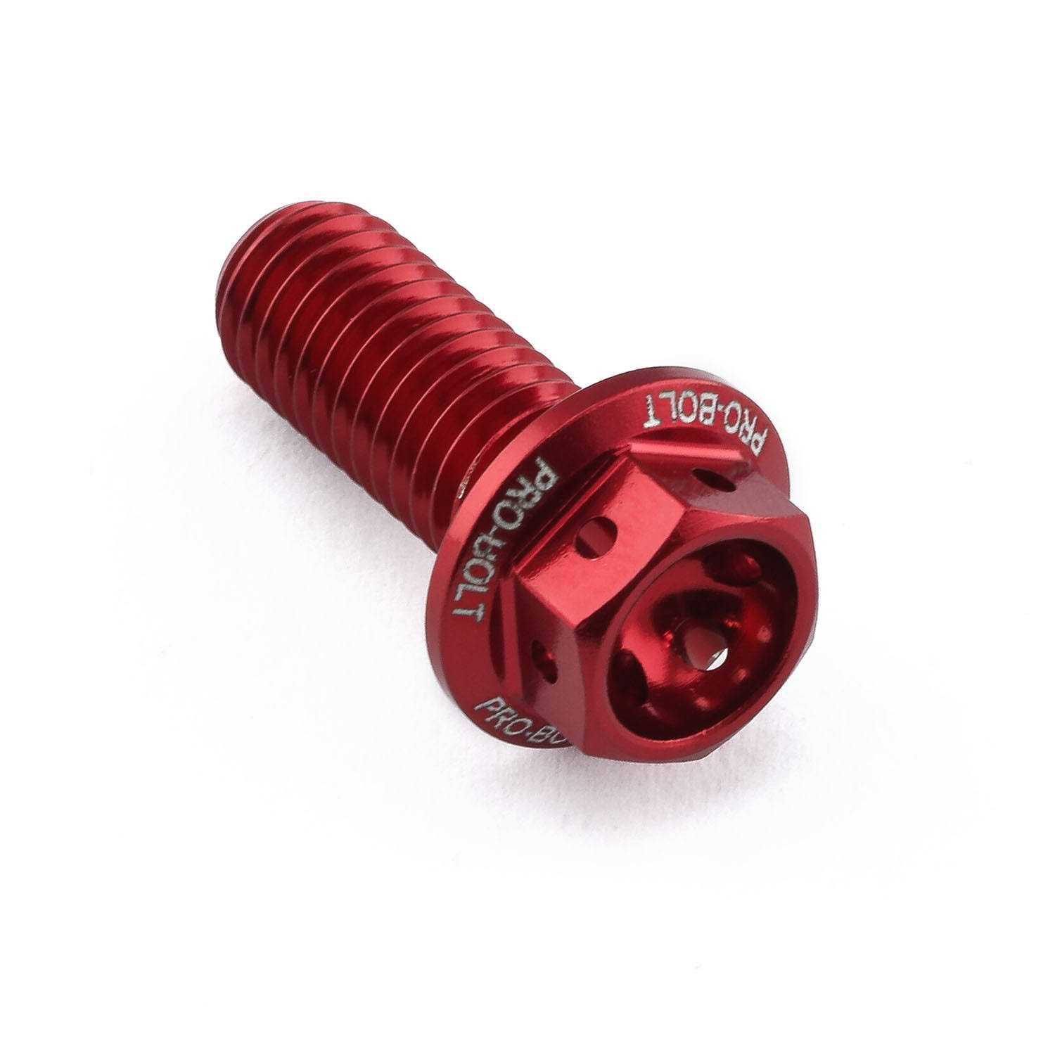 Pro-Bolt Aluminum Flanged Hex Head Bolt Race Spec Etched - Cheap Fitting