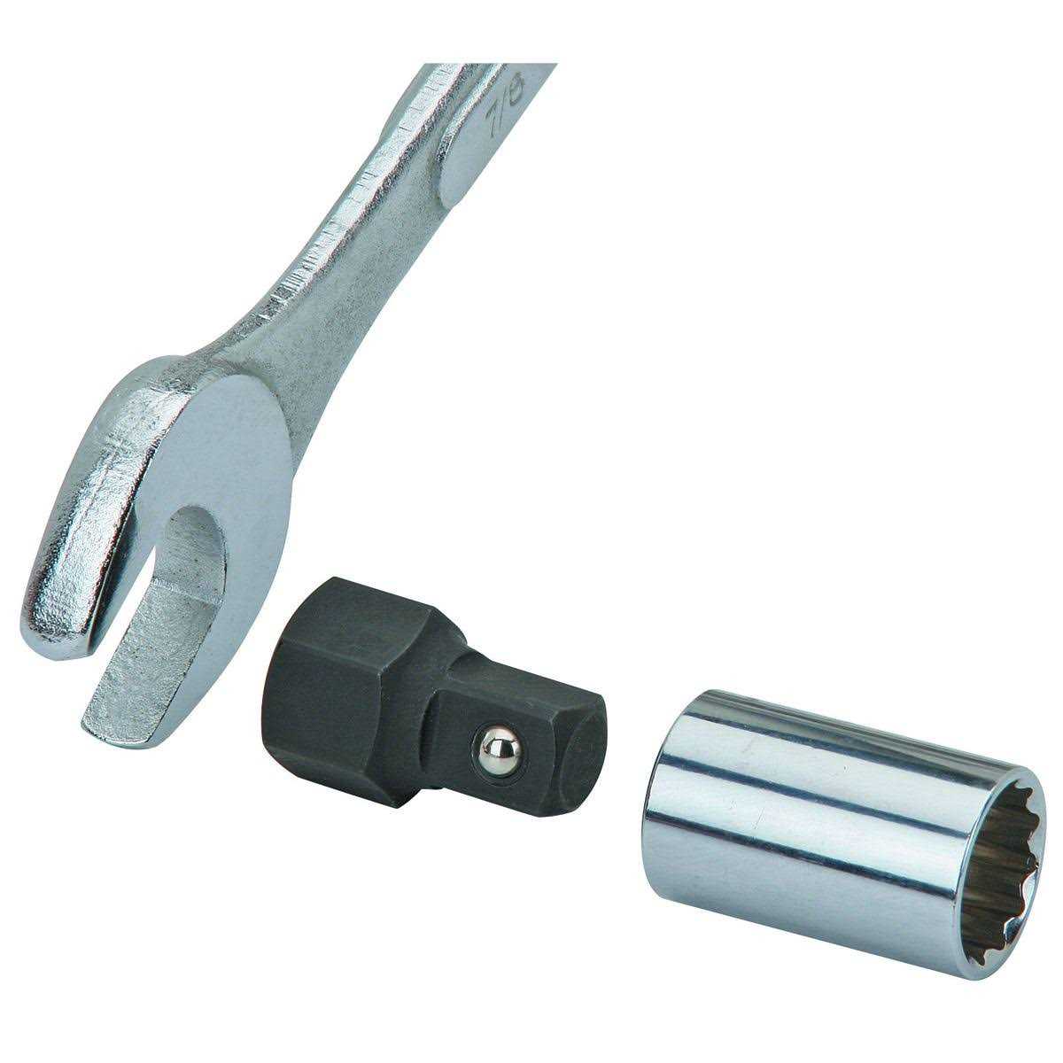 Pittsburgh 3 Pc Square Drive Socket Caps Hex 7/16 inch 9/16 inch & 3/4 inch With 1/4 inch - Cheap Fitting