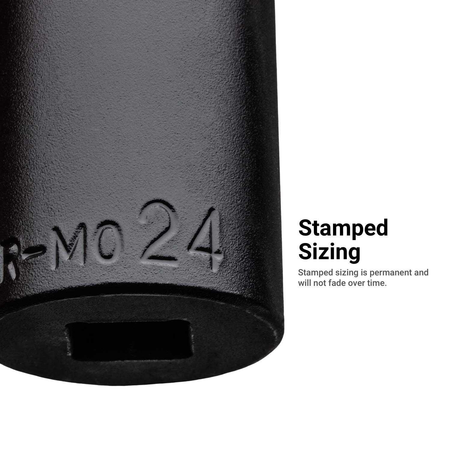 Capri Tools 1/2 in. Drive Shallow Impact Socket Set - Cheap Fitting