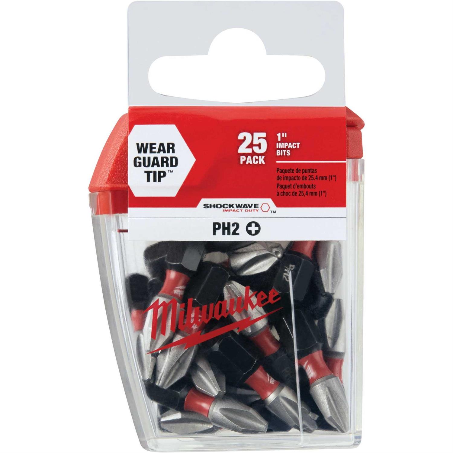 Milwaukee 48-32-4604 #2 Phillips SHOCKWAVE Insert Bit - Cheap Fitting