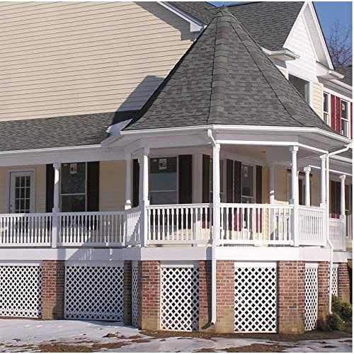 White Colonial Style Vinyl Railing Spindle - Cheap Fitting