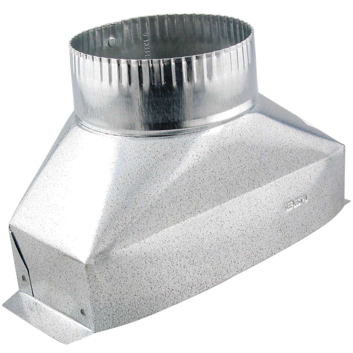 Deflect-O 5 in. D x 10 in. L Galvanized Steel Duct - Cheap Fitting