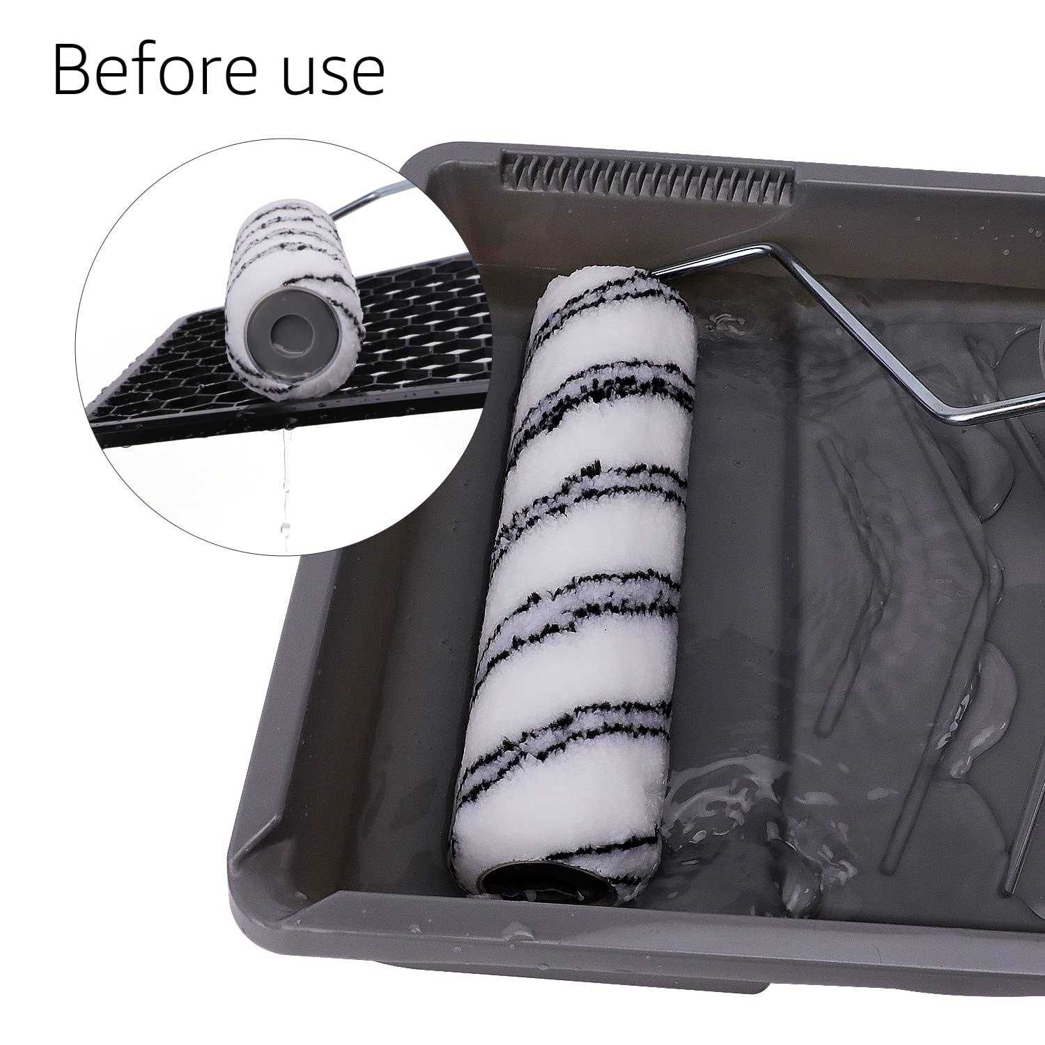 Amazon Basics Microfiber Paint Roller Covers - Cheap Fitting