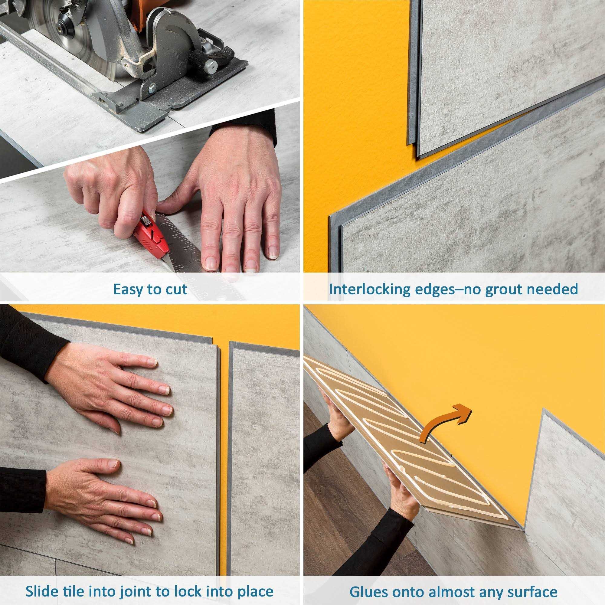 Palisade 25.6in x 14.8in Vinyl Wall Tile - Cheap Fitting