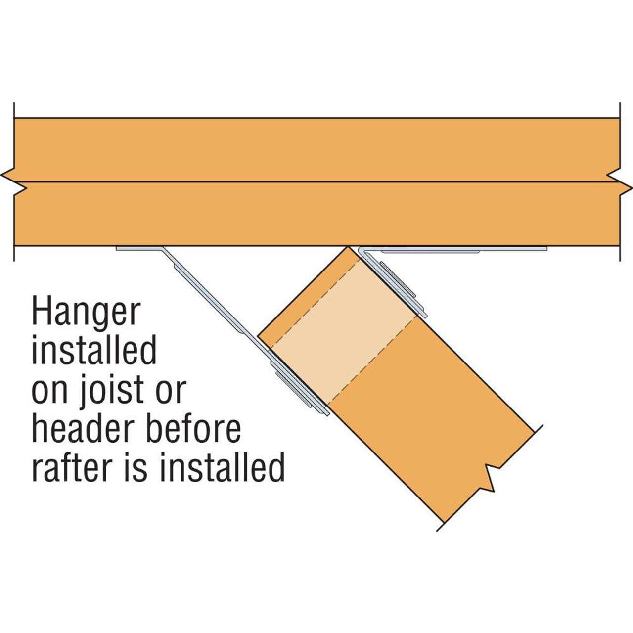 Simpson Strong-Tie LSSR410Z Field Adjustable Rafter Hanger - Cheap Fitting