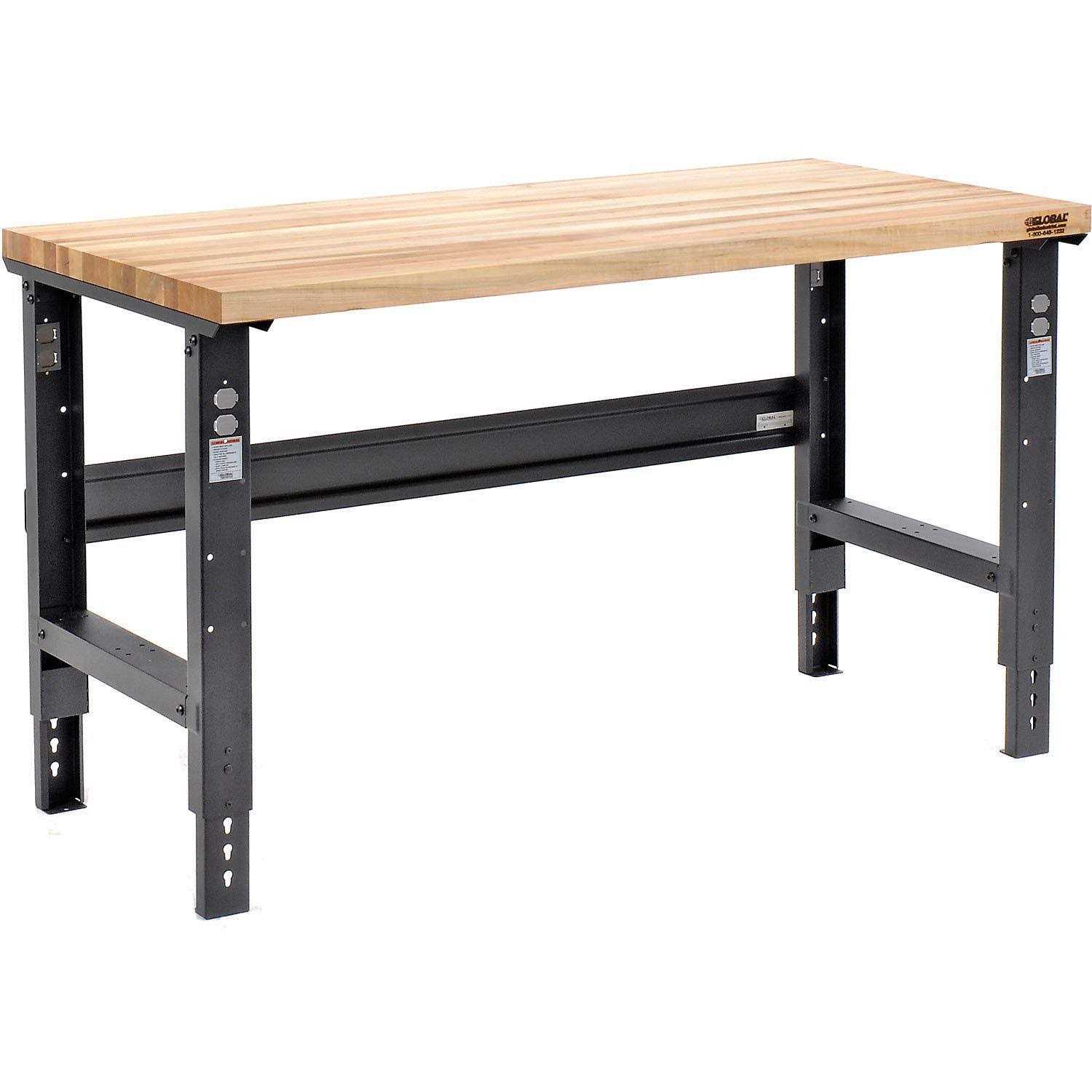 Global Industrial 60×30 Adjustable Height Workbench C-Channel Leg 318912BK - Cheap Fitting