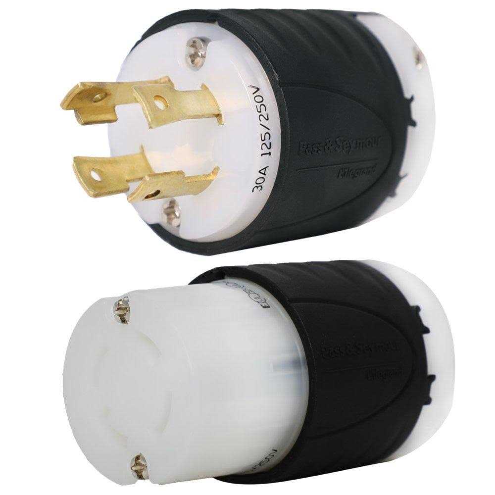 Iron Box l14-30 generator plug and connector set l14-30p + l14-30r 30A - Cheap Fitting