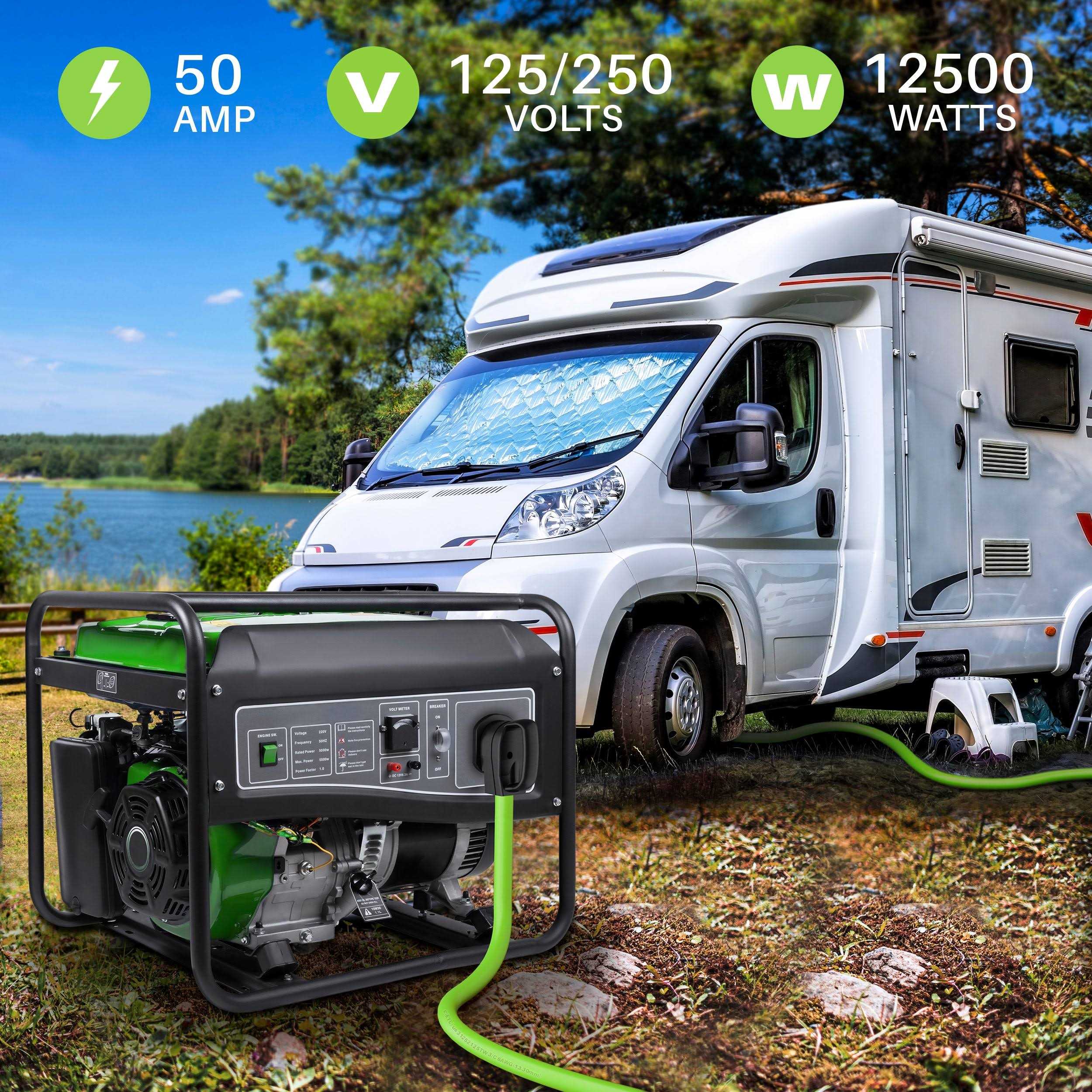 GearIT 50-Amp NEMA 14-50P to SSE-50R Generator Extension Power Cable Cord - Cheap Fitting