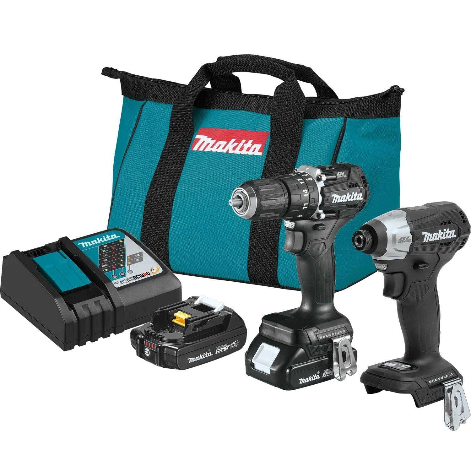 Makita CX205RB 18V LXT Lithium-Ion Sub-Compact Brushless Cordless 2 Pc.Combo Kit - Cheap Fitting