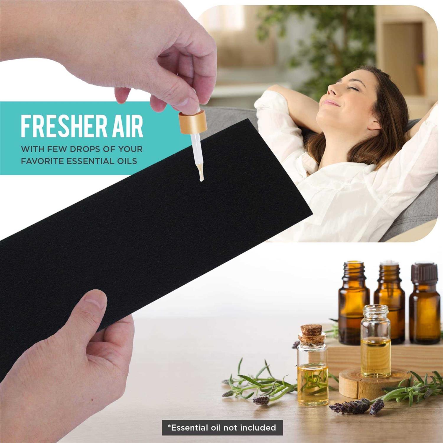 LUXOTON Activated Carbon Air Vent Filters for Home 4 x Floor Vent Filters - Cheap Fitting