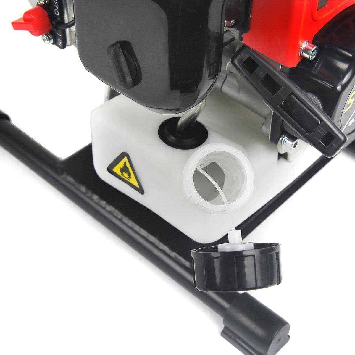 XtremepowerUS 33cc Water Pump Gas 2-Stroke Transfer 1 Adjustable Lever Speed - Cheap Fitting