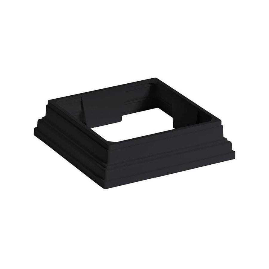 Trex 4 in. x 4 in. Charcoal Black Composite Post Sleeve Skirt - Cheap Fitting