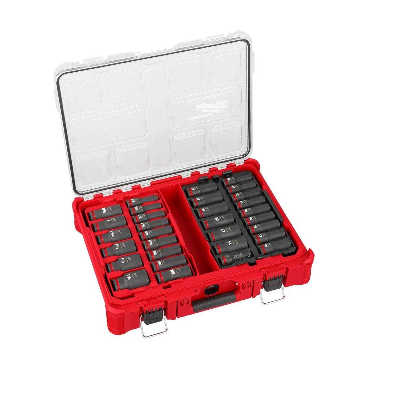 Milwaukee 49-66-6806 SHOCKWAVE 1/2” Impact Duty Socket PACKOUT Set - Cheap Fitting