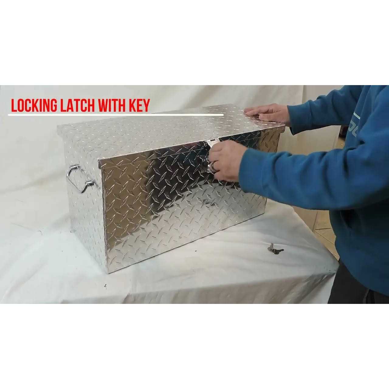 Polaris Ranger 24 Diamond Plate Aluminum Medium Tool Box by Hornet Outdoors - Cheap Fitting