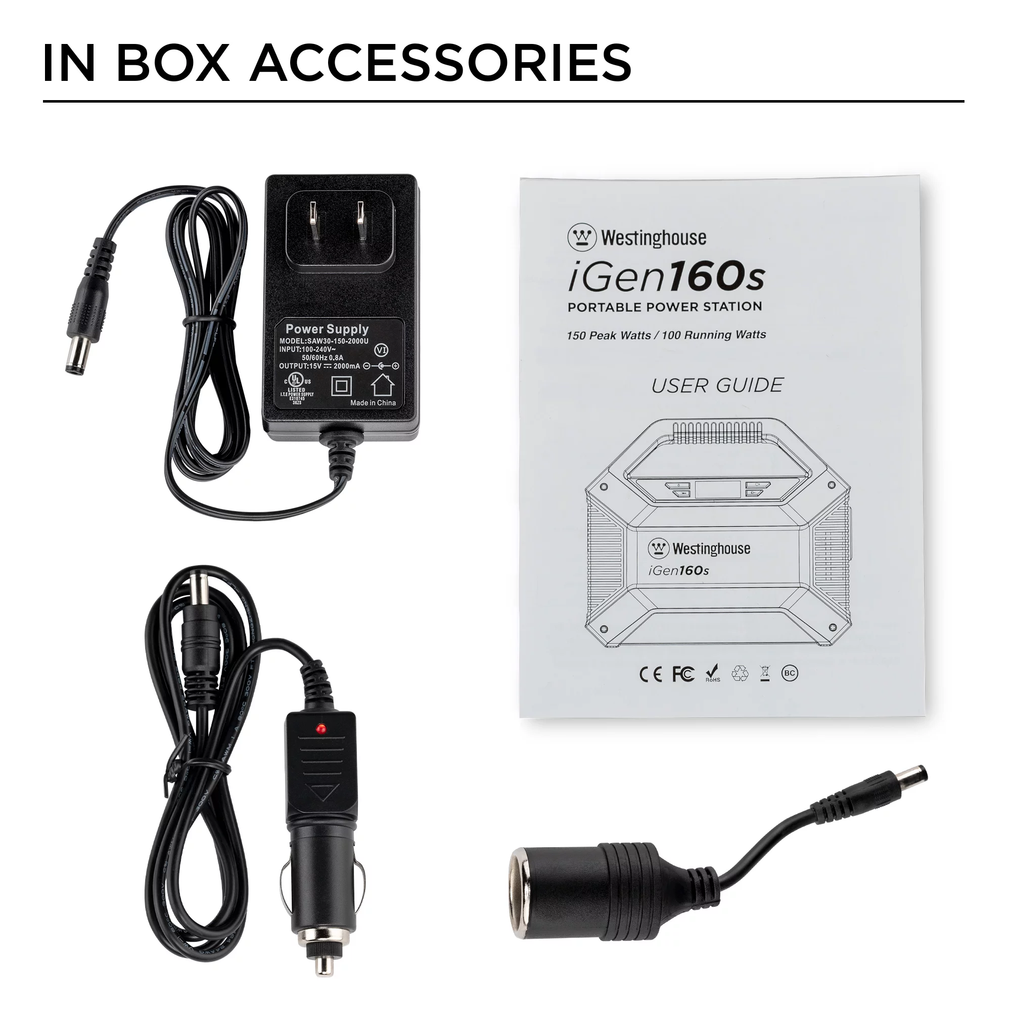 Westinghouse 60W Foldable Portable Solar Panel for iGen160s, iGen200s, iGen300s, iGen600s, iGen1000s Power Stations - Cheap Fitting