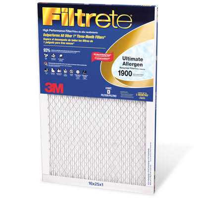 3M Filtrete 1900 Ultimate Allergen Filter - Cheap Fitting