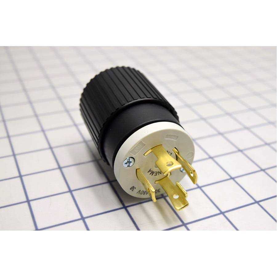 Bryant 71630NP – Locking Plug 30A 3PH 480V L16-30P Black/White - Cheap Fitting