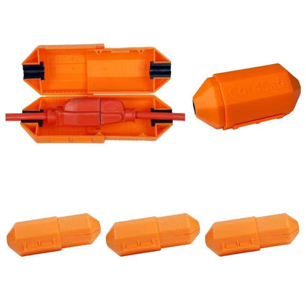 Cordsafe Extension Cord Plug Protector Safety Cover Water-Resistant Indoor Outdoor - Cheap Fitting