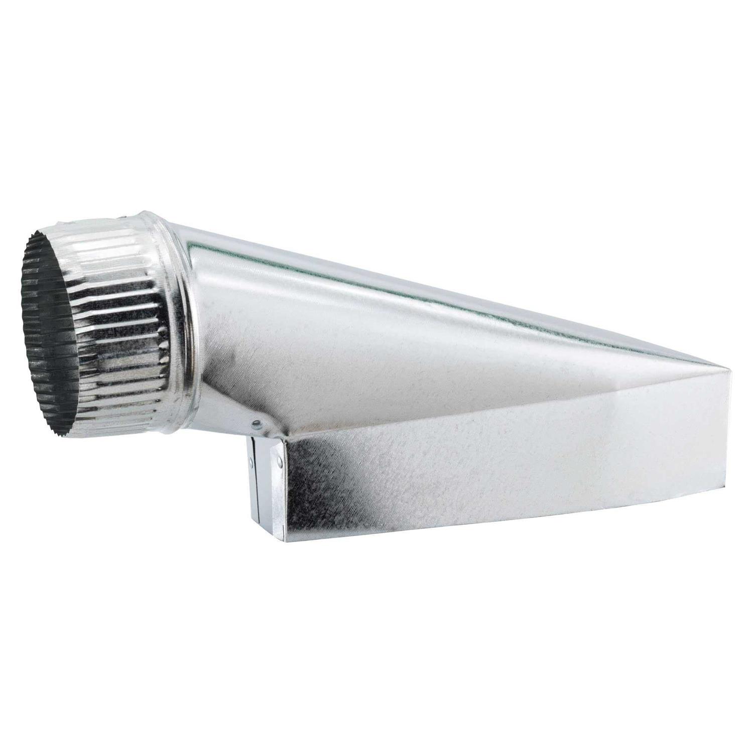 RV Ducting 90 Degree Boot 2-1/4 x 10 x 4 Galvanized - Cheap Fitting