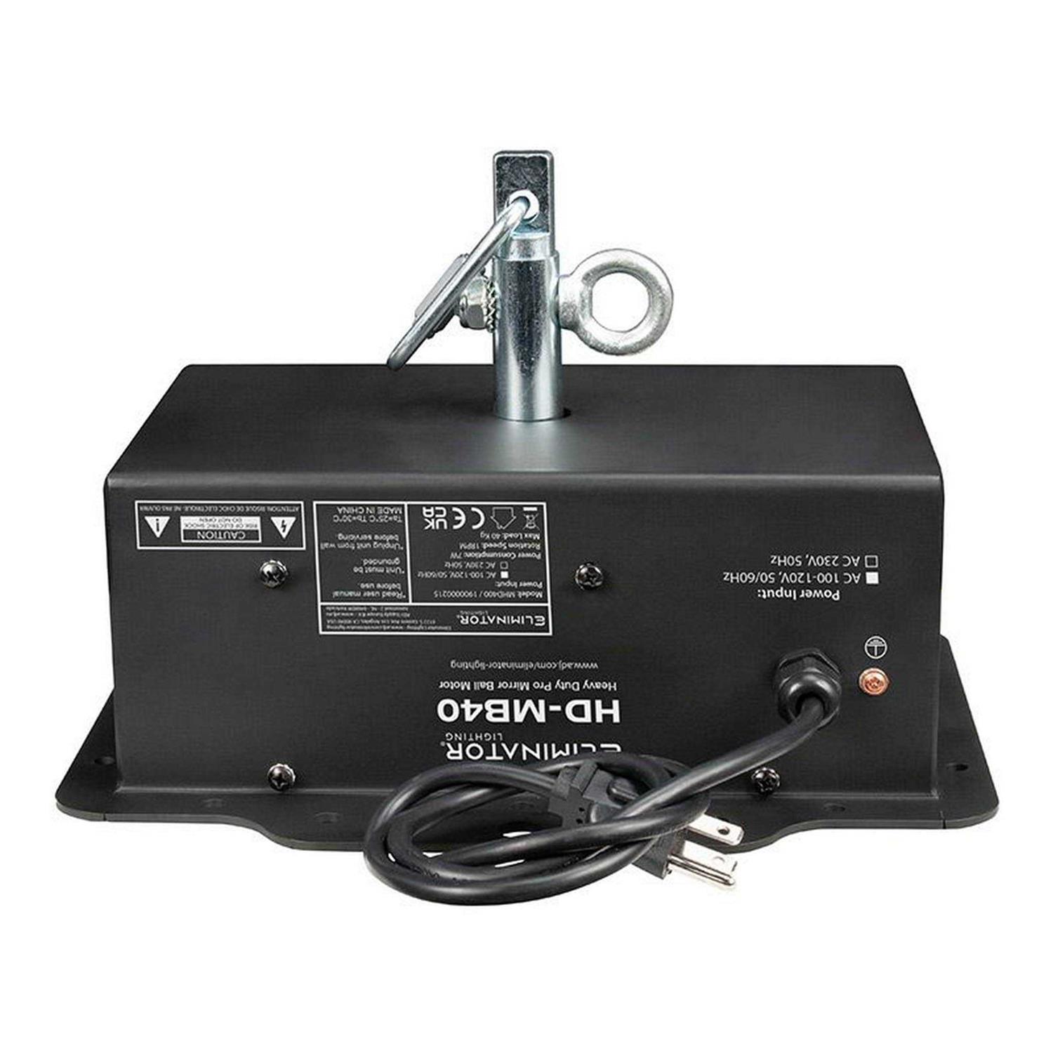 Eliminator Lighting HD-MB40 Heavy Duty Mirror Ball Motor - Cheap Fitting