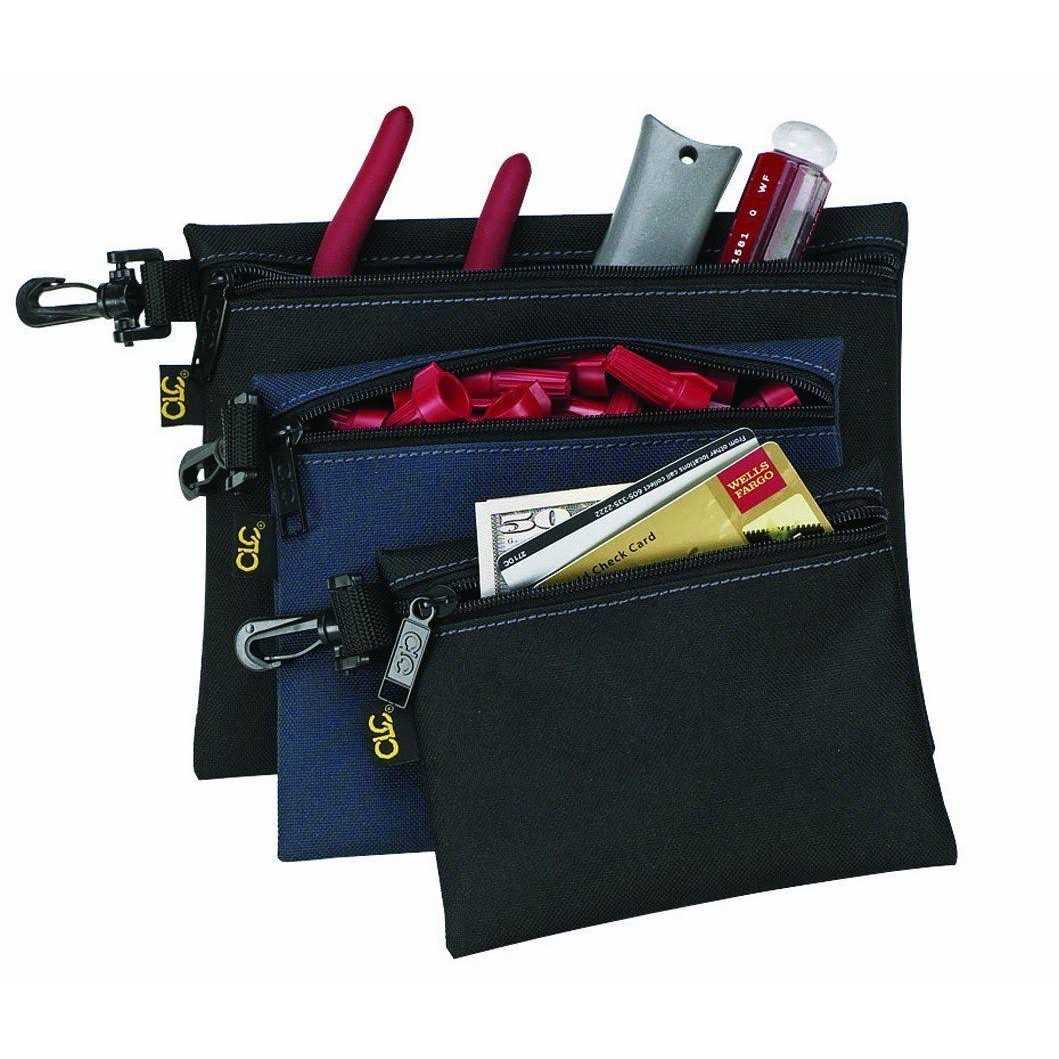 CLC Custom Leathercraft 1100 Multi-Purpose Clip-on Zippered Poly Bags - Cheap Fitting