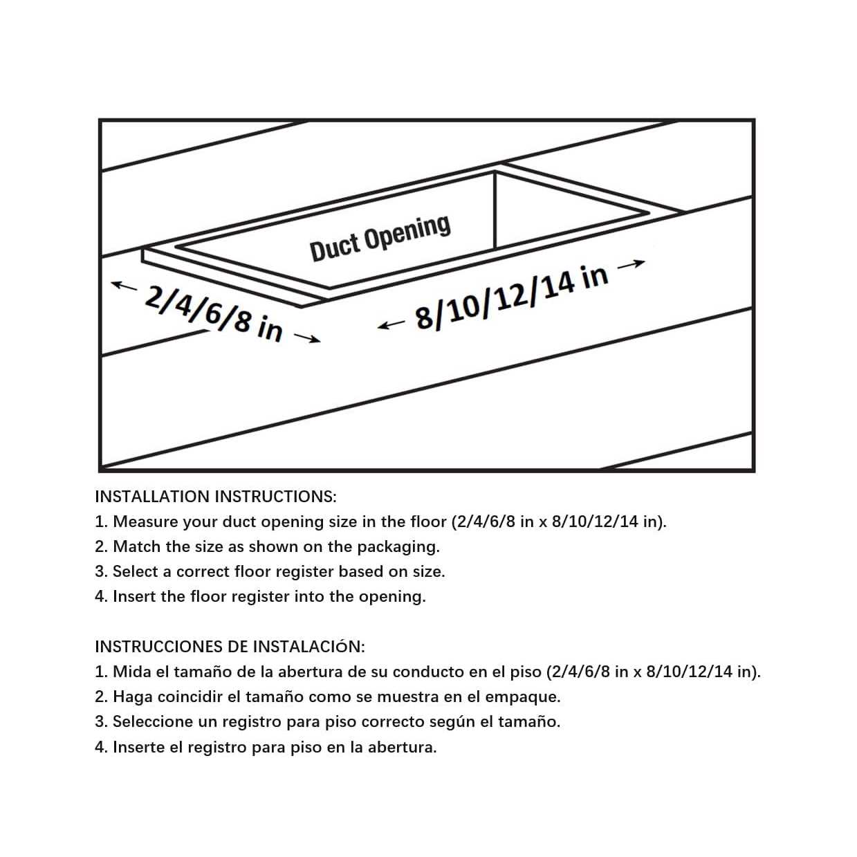 allen + roth Floor Register - Cheap Fitting