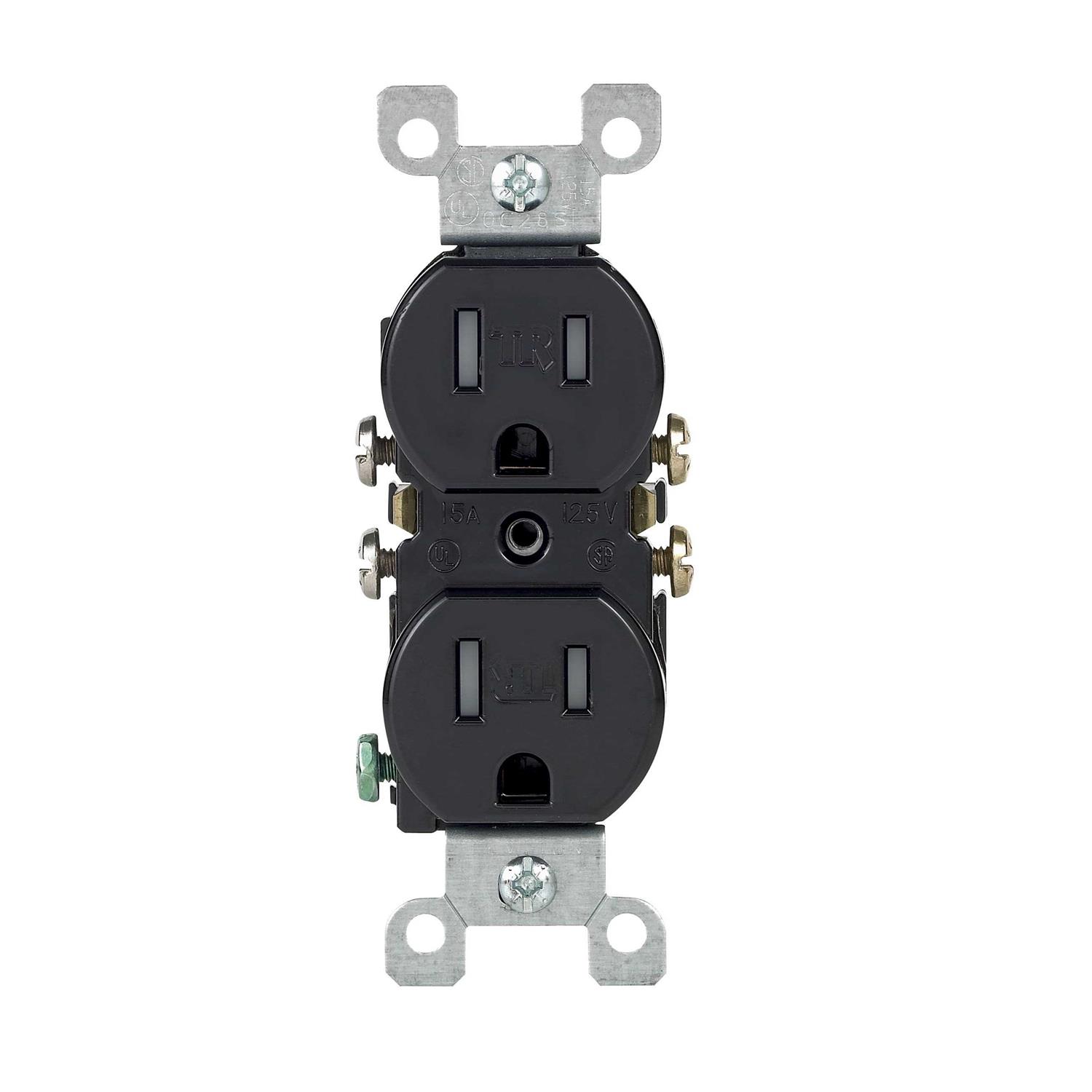 Leviton Tamper-Resistant Duplex - Cheap Fitting