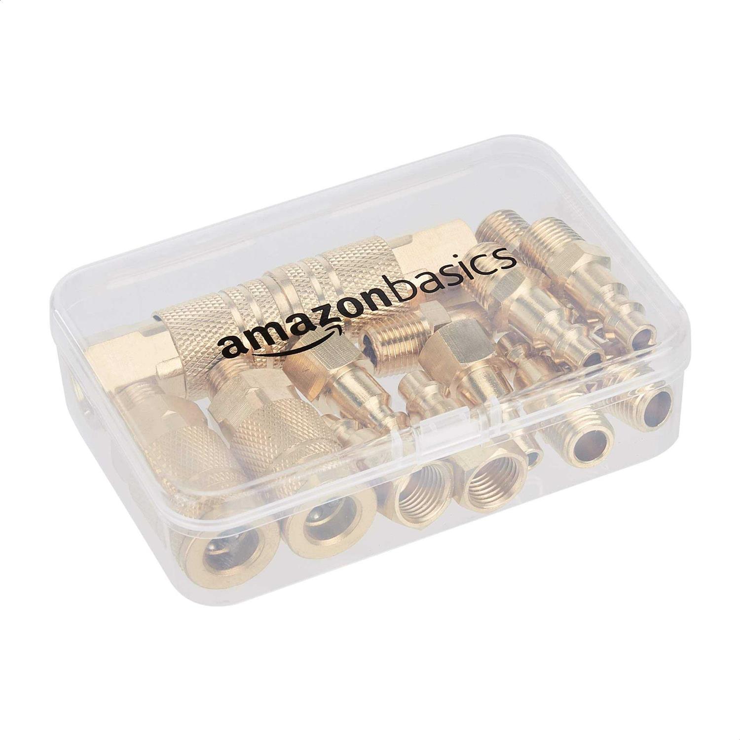 Amazon Basics Quick Connect Brass Air Coupler and Plug Kit - Cheap Fitting