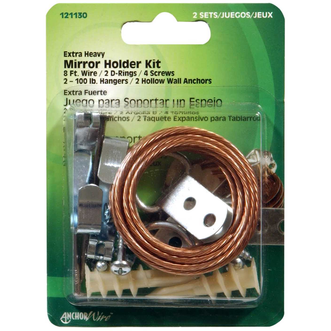 Hillman Extra Heavy Duty Mirror Kit - Cheap Fitting