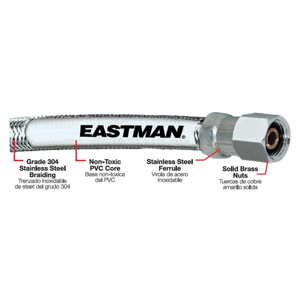 Eastman 41033 Ice Maker Connector 1/4 Inch Compression - Cheap Fitting