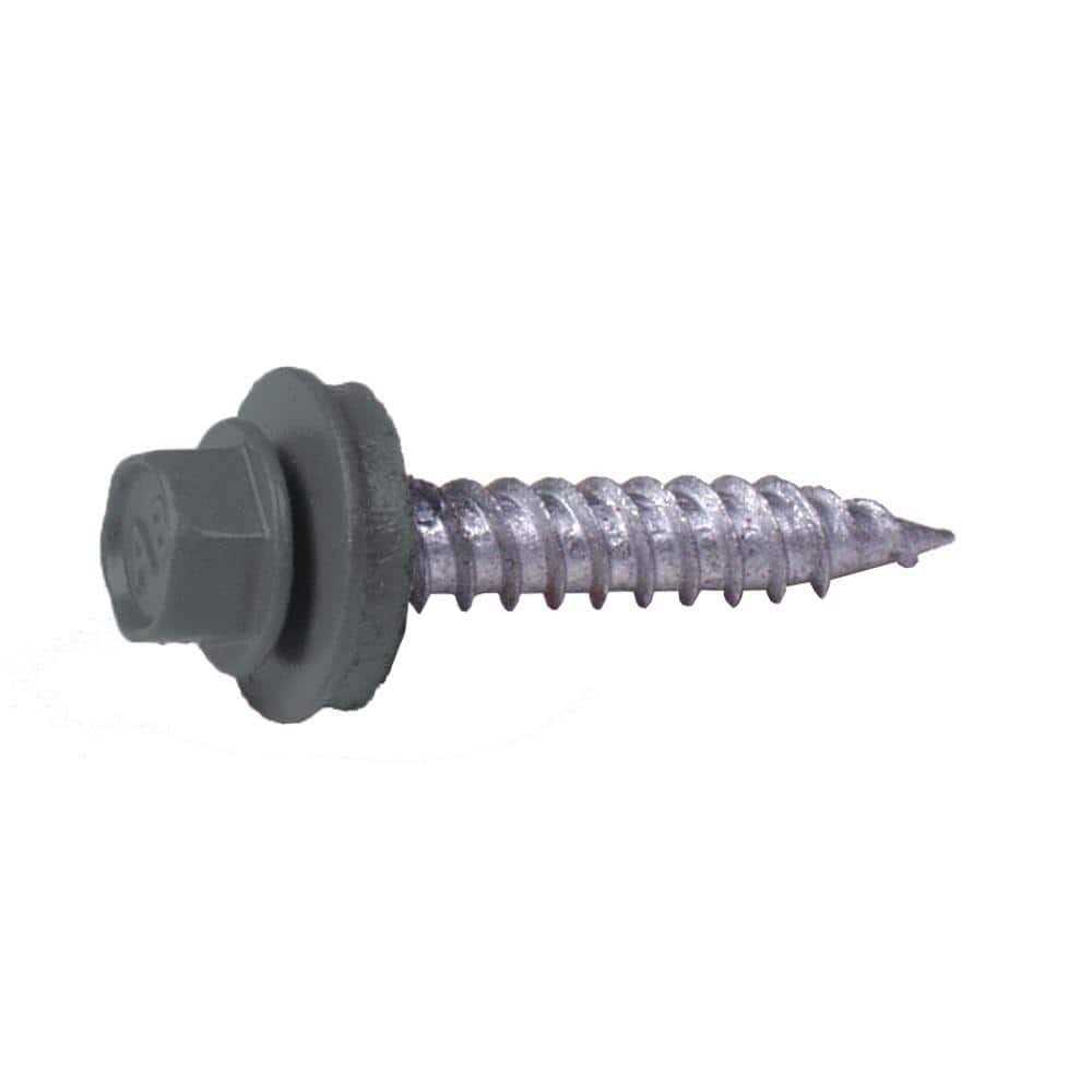 Fabral #10 1 in. External Hex Drive Flange Hex Head Steel Wood Screws - Cheap Fitting