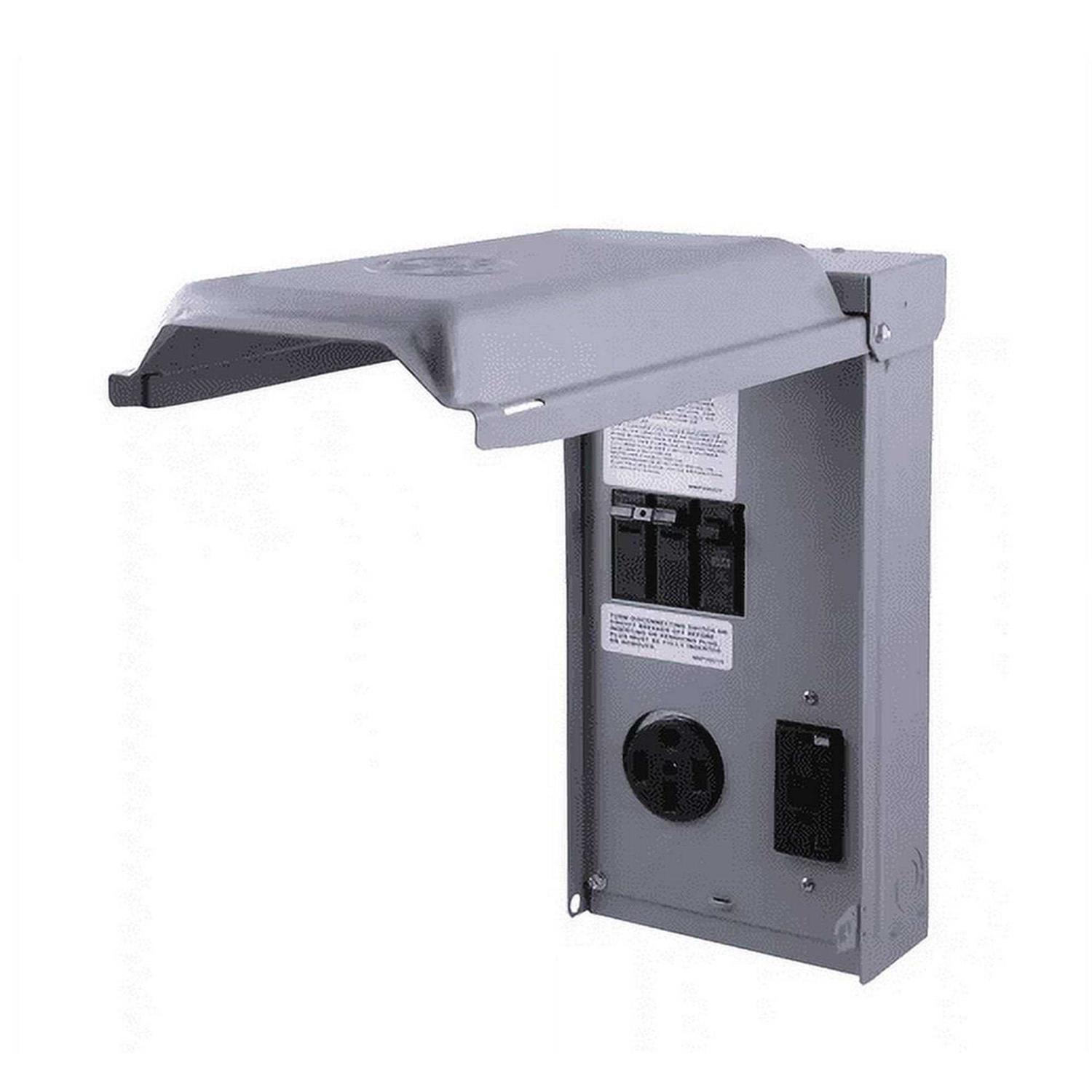 GE RV Panel with 50 Amp RV Receptacle and 20 Amp GFCI Receptacle - Cheap Fitting