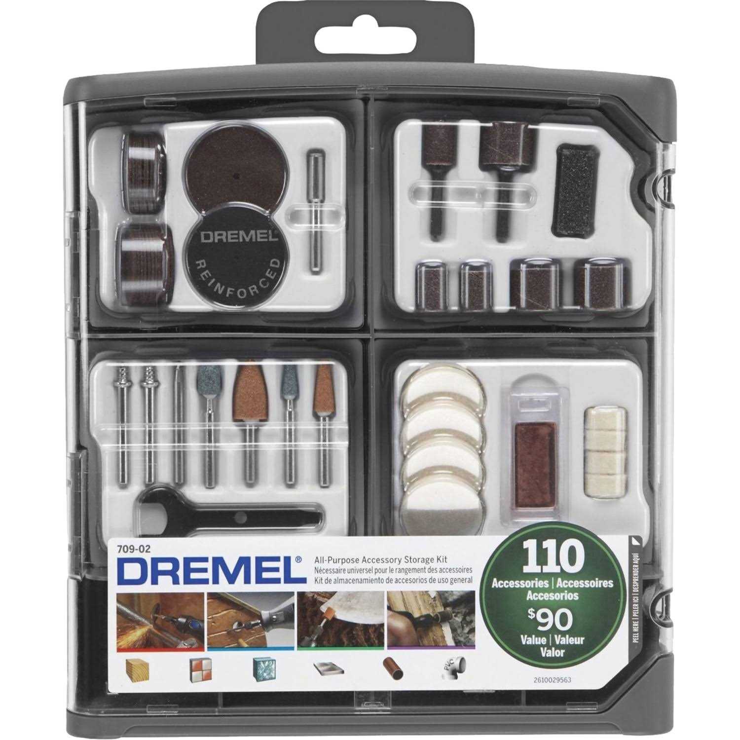 Dremel 110 Piece Accessory Kit 709-02 - Cheap Fitting
