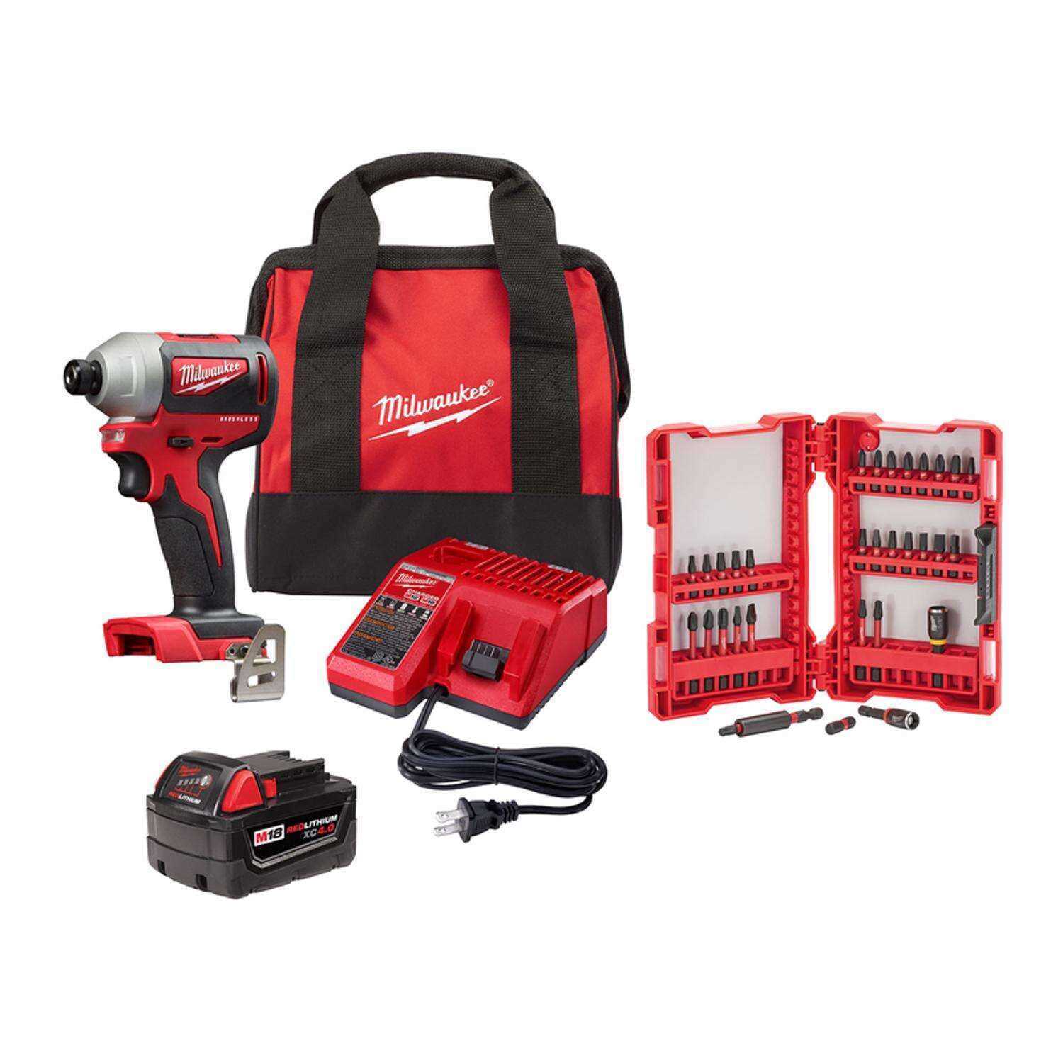 Milwaukee M18 Impact 1/4 Driver Kit - Cheap Fitting