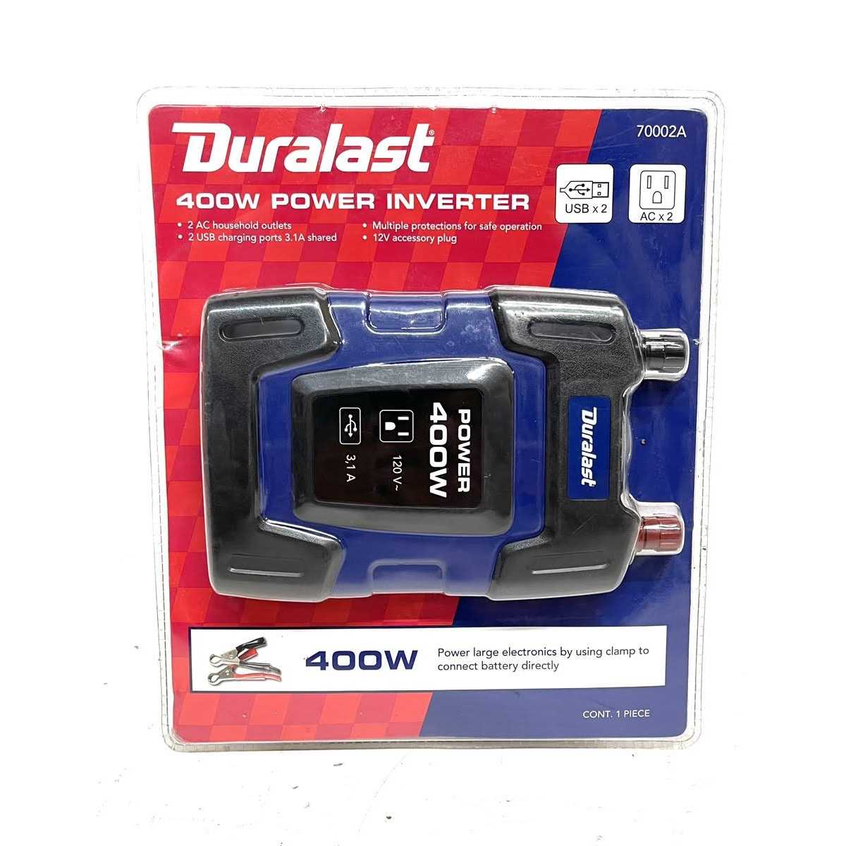 Duralast 400 Watt Mobile Power Inverter at AutoZone - Cheap Fitting