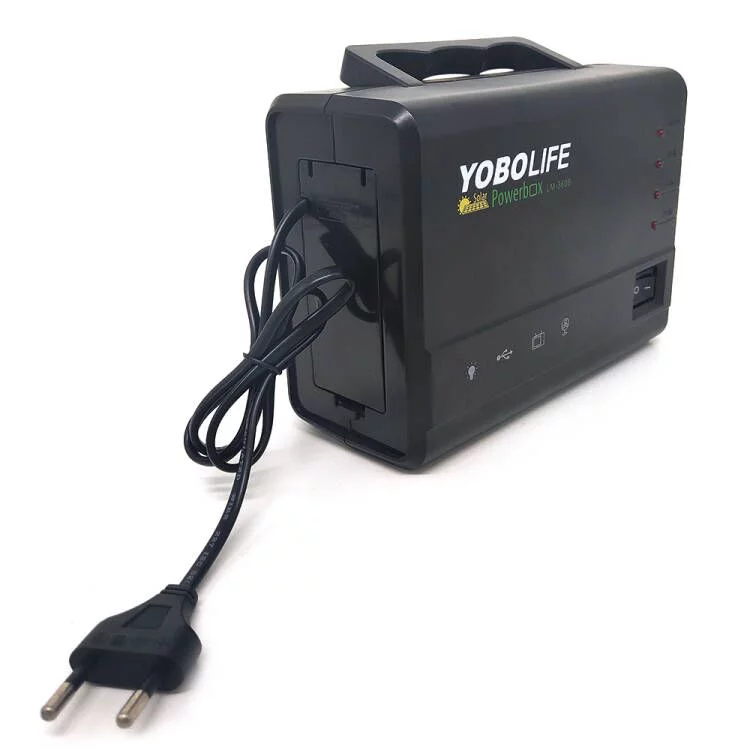 AC 110-220V Portable Solar Generator with Solar Panel,Included 4 Sets LED Lights,Solar Power - Cheap Fitting