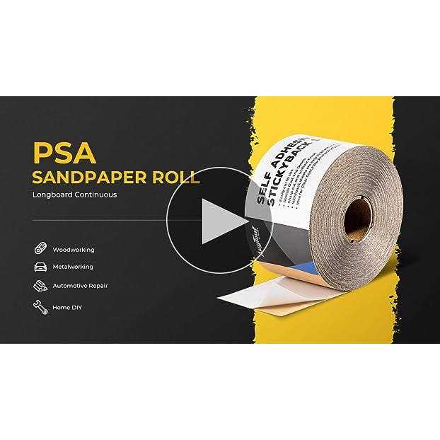60-1000 Grit Sandpaper Roll - Cheap Fitting